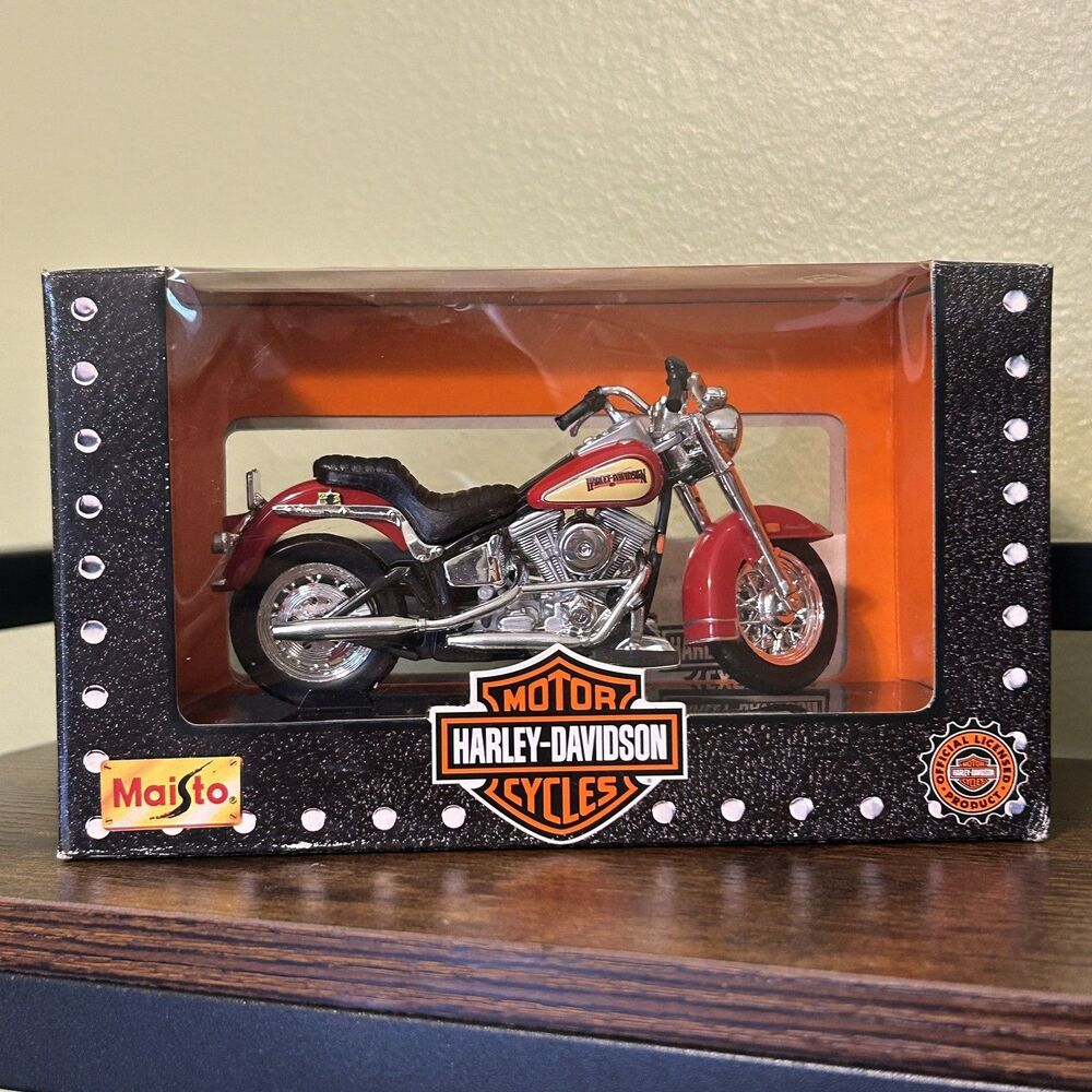 Maisto Harley-Davidson 1986 FLST Heritage Softail Evolution 1:18 Diecast NOS